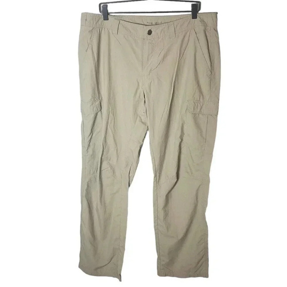 Columbia Men’s Cascades Explorer Cargo Pants Size 38 x 34 in Khaki - Picture 2 of 8